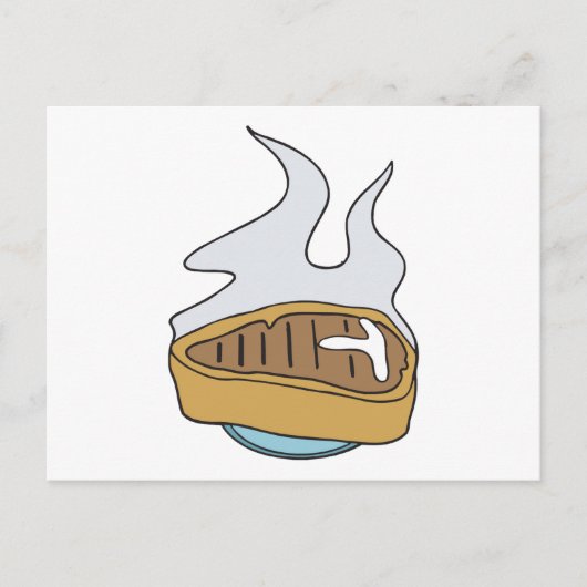T-bone steak briefkaart (Voorkant)