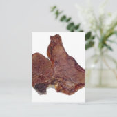T-bonesteak Briefkaart (Staand voorkant)