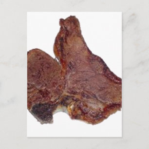 T-bonesteak Briefkaart