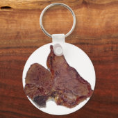 T-bonesteak Sleutelhanger (Voorkant)