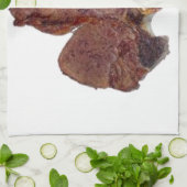 T-bonesteak Theedoek (Gevouwen)