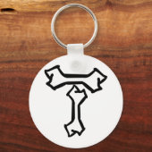 T-botpictogram Sleutelhanger (Voorkant)