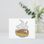 t-botsteak briefkaart (Staand voorkant)