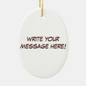 T-botsteak vleeseiwit gegrild rundvleesvet bot keramisch ornament (Achterkant)