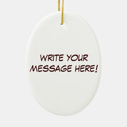 T-botsteak vleeseiwit gegrild rundvleesvet bot keramisch ornament (Achterkant)