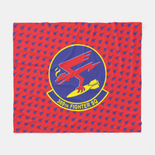 T-bouten F-15E gevechtsstraalpatroon Fleece Deken