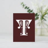 T BRIEFKAART (Staand voorkant)