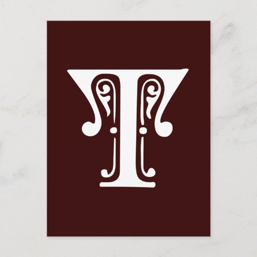 T BRIEFKAART (Voorkant)