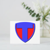 T BRIEFKAART (Staand voorkant)