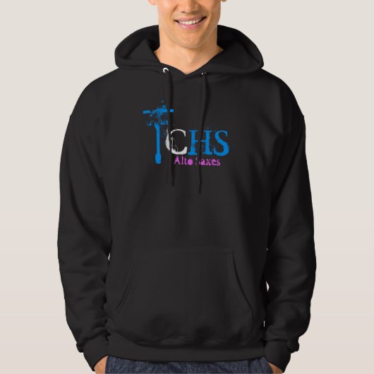 T, C, H, S, Alto Saxes Hoodie (Voorkant)
