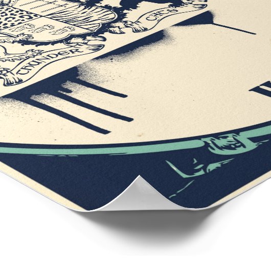 T-cats concert poster - groen (Hoek)