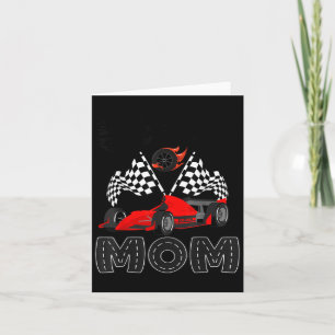T Crew Moeder Racing Auto Verjaardag Jongen Famili Kaart
