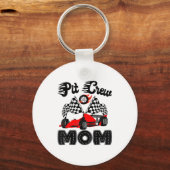 T Crew Mom Racing Car Birthday Boy Family Matching Sleutelhanger (Voorkant)