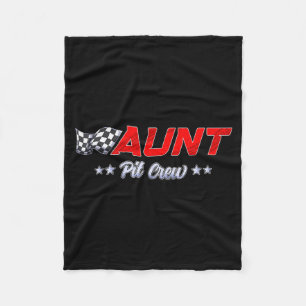 T Crew Tante Race Auto Familie Matching Racing Ver Fleece Deken
