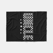 T Crew Uncle Racing Car Family Matching Birthday P Fleece Deken (Voorkant (Horizontaal))