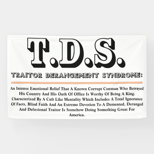 T.D.S. TRAITOR DERANGEMENT SYNDROME SPANDOEK (Horizontaal)