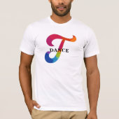 T Dance Heren Basic Pride T-Shirt Shirt (Voorkant)