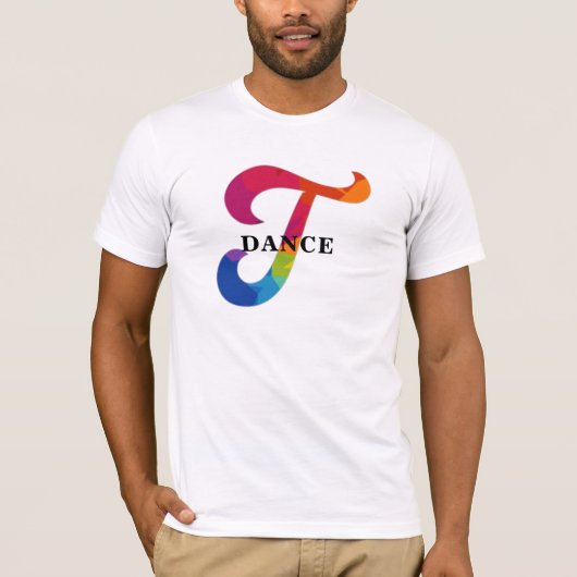 T Dance Heren Basic Pride T-Shirt Shirt (Voorkant)