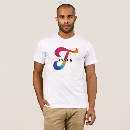 T Dance Mannen Pride T-Shwe Shirt (Voorkant volledig)