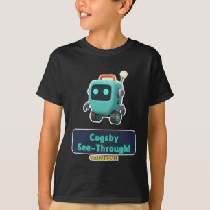 T-Doorzichtige Graafrobot Kids T-shirt - Cogsby Ar