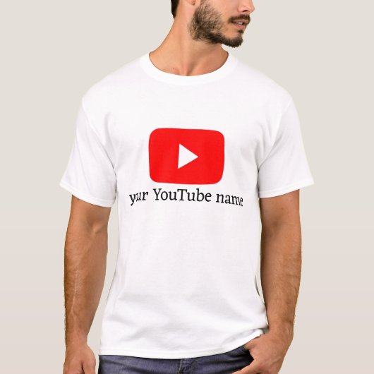T-draai je YouTube T-shirt (Voorkant)
