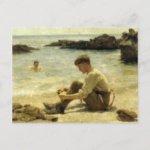 T.E. Lawrence als cadet Briefkaart