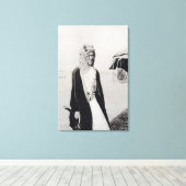 T. E. Lawrence in Arab Dress (foto) Canvas Afdruk (Insitu (Houten vloer))