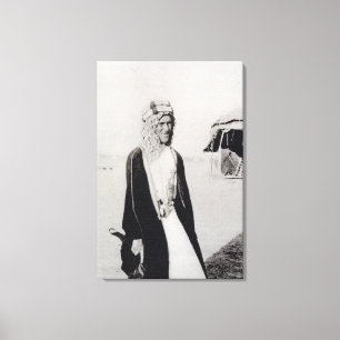T. E. Lawrence in Arab Dress (foto) Canvas Afdruk