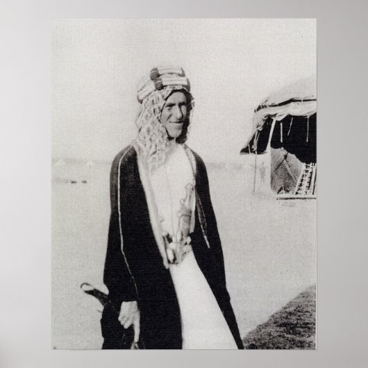 T. E. Lawrence in Arab Dress (foto) Poster (Voorkant)