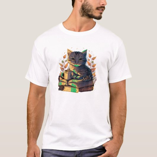 t Een boek lezen T Shirt (Voorkant)