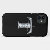 T Faux-"Diamond Bling" Case-Mate iPhone Case (Achterkant (horizontaal))