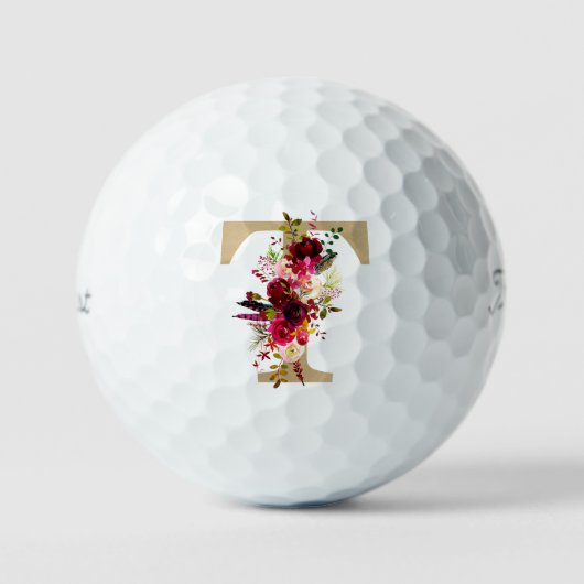T Floral Golfballen (Voorkant)
