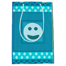 T&G VStripes Smile Tile Gift Bag