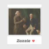 T. Gainsborough - Portret van William Anne Hollis Sticker (Vel)