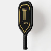 T Gold Initiaal Pickleball Paddle (Links)