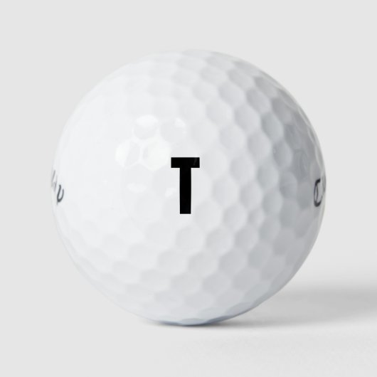 'T' GOLFBALLEN (Voorkant)