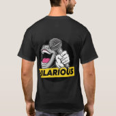 T- Grappige Komedie T-shirt (Achterkant)