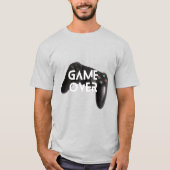 T-Grijs T-shirt met zwarte PlayStation Controller (Voorkant)
