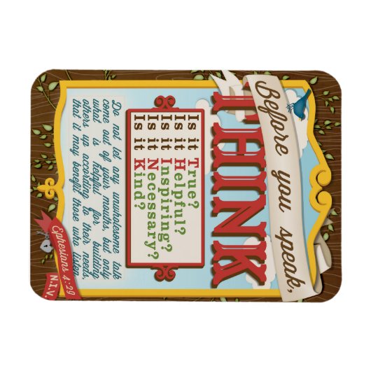 T.H.I.N.K. magneet (Horizontaal)