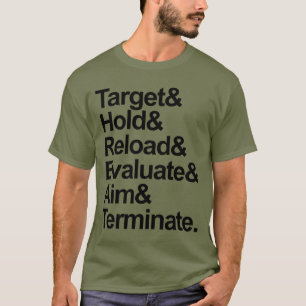 T.H.R.E.A.T. militaire schietpartij acroniem Snipe T-shirt