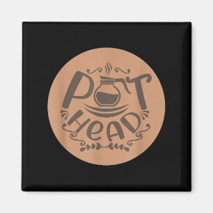 T-head Grappige Koffie Cafeïne Barista's En Koffie Magneet