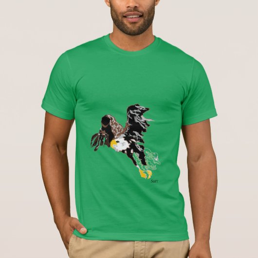 T-Hemden : Bald Eagle T-shirt (Voorkant)