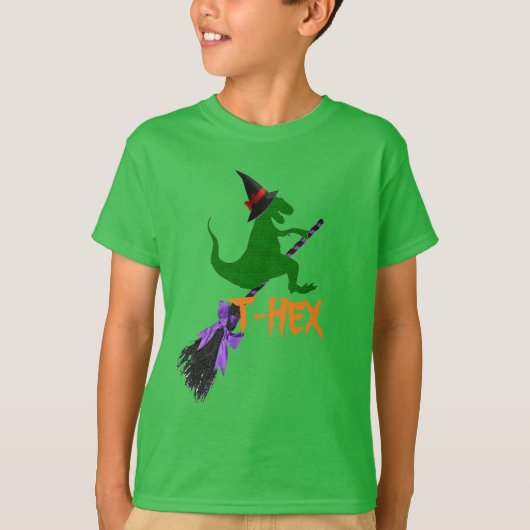 T-hex Grappig halloween T-rex T-shirt tyrannosauru (Voorkant)