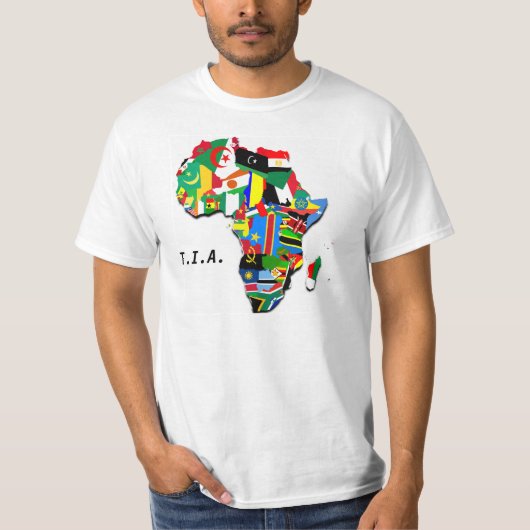 T.I.A. Kaartontwerp T-shirt (Voorkant)