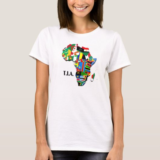 T.I.A. Kaartontwerp T-shirt (Voorkant)