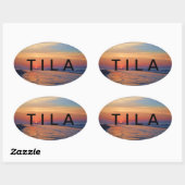 T I L A OVALE STICKER (Vel)