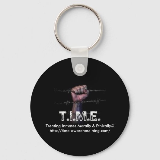 T.I.M.E. Sleutelhanger - Handje op een draad (Voorkant)