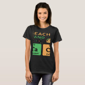 T Is For Teacher & Tacos Science Teacher T-shirt (Voorkant volledig)