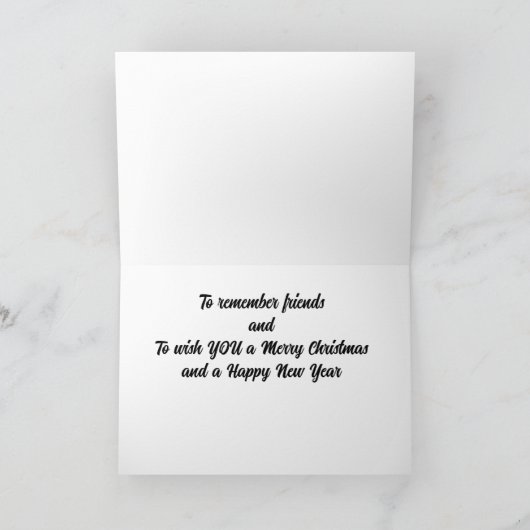 'T IS HET SEIZOEN OM 'JOU' PRETTIG KERSTFEES TE WE KAART (Binnen)