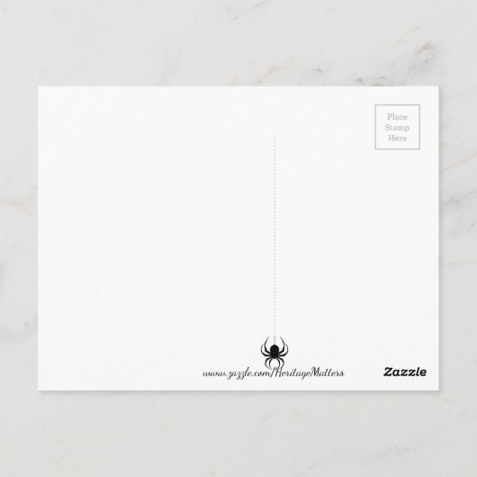 't Is in de buurt van Halloween Briefkaart (Achterkant)